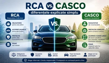 Diferente asigurare intre RCA si Casco